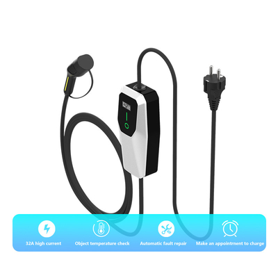 3.5kW 7kW 11kW Ev Cargador Ac Cargador portátil IP65 a prueba de agua