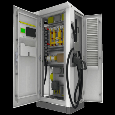 Proyecto de estaciones de carga públicas de 80kW Ev Connect Cargador rápido Dc Ev Ccs