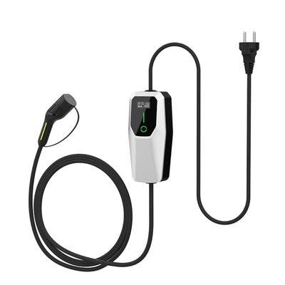 Tipo 2 cargador de corriente alterna para EV 7kW Estación de carga portátil 32A ajustable para EV