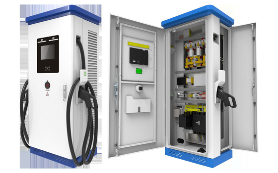 DC 240kW DC Estación de carga rápida de puerto pila CCS2 pantalla táctil de 7 pulgadas FRID IP54