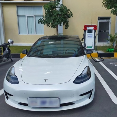 Estación de carga pública para vehículos eléctricos al aire libre con interfaz CHAdeMO tipo 2 de CCS