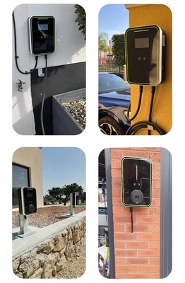 Hoteles Apartamento Vehículo Ev Caja Estación de carga CCS2 GB/T Nivel 1 2 Enchufe de carga