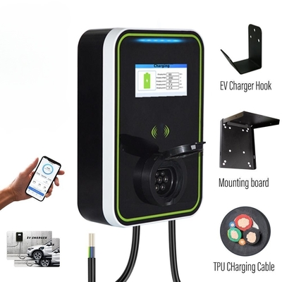 Hoteles Apartamento Vehículo Ev Caja Estación de carga CCS2 GB/T Nivel 1 2 Enchufe de carga