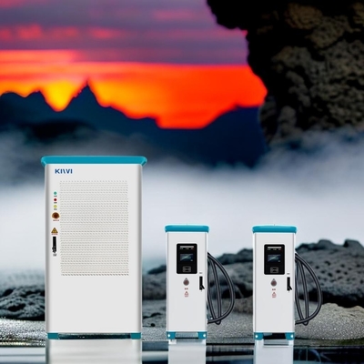 AC 380V 50/60H Cargador eléctrico doble Estaciones públicas de carga rápida solar