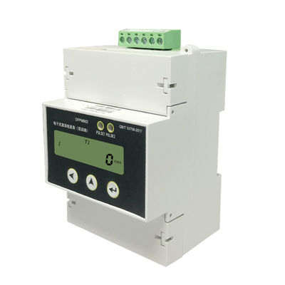 Medidor de energía pequeño inteligente RS485 Modbus registrador de datos pila de carga 50imp/KWh