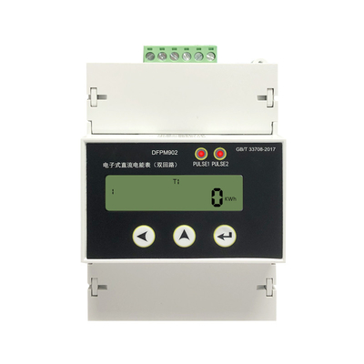 Medidor de energía pequeño inteligente RS485 Modbus registrador de datos pila de carga 50imp/KWh