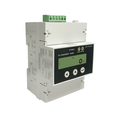 Medidor de energía pequeño inteligente RS485 Modbus registrador de datos pila de carga 50imp/KWh