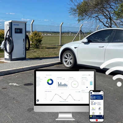 Hoteles Apartamentos 3 Fase Ev Cargador Doble Inteligente DC Rápido Coche Eléctrico 150-1000V