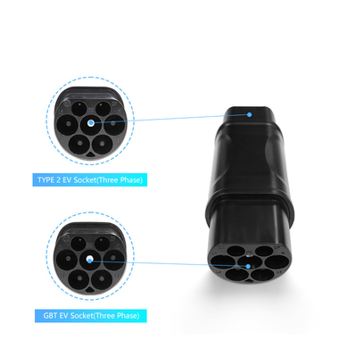 Tipo de Tesla 1 2 CCS 1 2 GB/T J1772 cargador EV macho conectores femeninos convertidor de enchufe