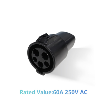 Tipo de Tesla 1 2 CCS 1 2 GB/T J1772 cargador EV macho conectores femeninos convertidor de enchufe