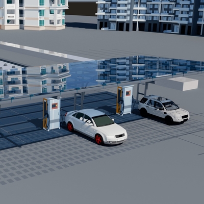 Estaciones de carga rápida de 150 V a 1000 V para vehículos eléctricos