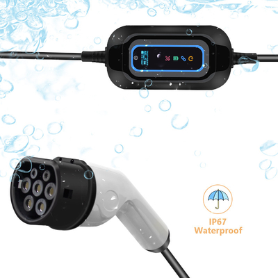 SAE J1772 Conector Estación de carga de nivel 2 para cargador de EV portátil de 3.5KW de potencia de salida