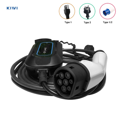 SAE J1772 Conector Estación de carga de nivel 2 para cargador de EV portátil de 3.5KW de potencia de salida