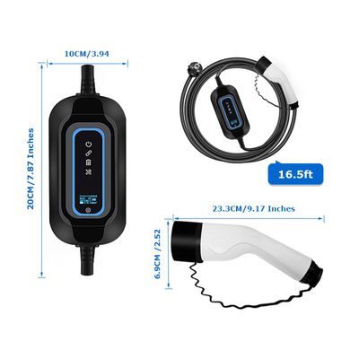 SAE J1772 Conector Estación de carga de nivel 2 para cargador de EV portátil de 3.5KW de potencia de salida