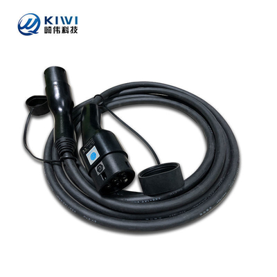 UL94-V0 Clase de llama 16A-32A Tipo 1 a Tipo 2 Cable de carga de vehículos eléctricos para vehículos eléctricos