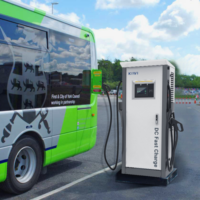 Parque de diversiones y centro comercial Estación de carga de vehículos eléctricos de 60 kW con código QRCode de escaneo Inicio