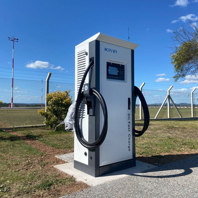 AC 0A-182A Alcance de corriente de entrada Conectores dobles Cargador EV para coches eléctricos 120kw