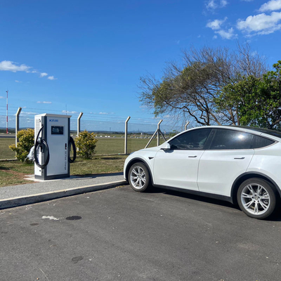 AC 0A-182A Alcance de corriente de entrada Conectores dobles Cargador EV para coches eléctricos 120kw