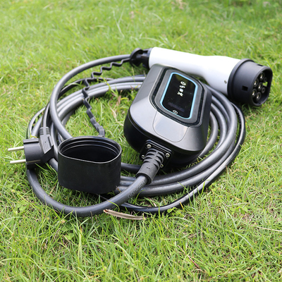 Detección de temperatura del enchufe 3.5kw 220v cargador EV para estación de carga de energía eléctrica