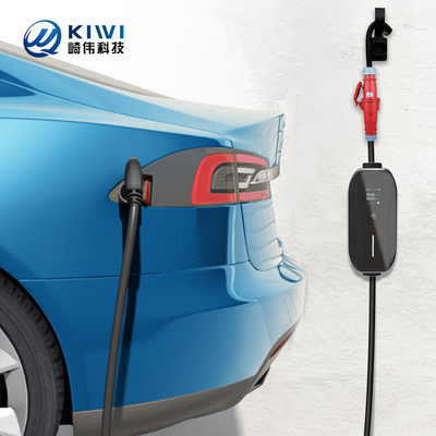 KIWI GBT Tipo 2 Estación de carga rápida de vehículos eléctricos 16A Cargador de vehículos eléctricos portátil para BYD