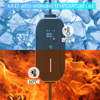Estación de carga de CA para vehículos eléctricos IP67 Nivel de protección 11kw 380V Tipo B RCD 30mA 6mA