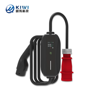 KIWI 11KW Cargador EV portátil J1772 Conexión tipo 2 para estación de carga de automóviles eléctricos