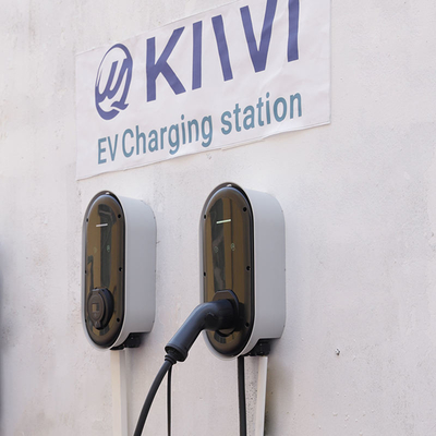 7kw carga dinámica tipo 2 Carro eléctrico AC EV cargador instalado en la pared para el hogar
