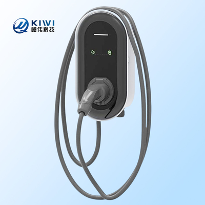 Estación de carga de 7KW Ev Caja de coche eléctrico tipo 2 Wallbox Evse Evbox Ac cargador con APP