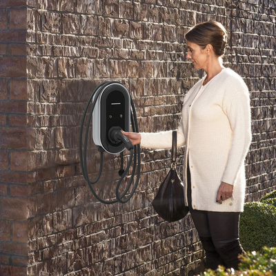 Descarga USB 7KW Estación de carga de vehículos eléctricos tipo 1 tipo 2 con OCPP 1.6J/1.5J