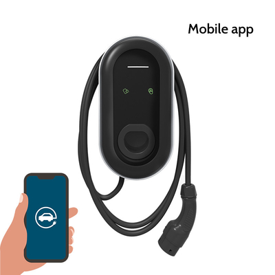Estación de carga inteligente para vehículos eléctricos de 7 kW con detección de aislamiento y detección de temperatura del enchufe