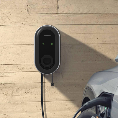 Nivel IP55 Estación de carga de vehículos eléctricos LCD de 4.3 pulgadas para pilas de carga de CA eléctrica doméstica