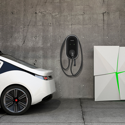 Nivel IP55 Estación de carga de vehículos eléctricos LCD de 4.3 pulgadas para pilas de carga de CA eléctrica doméstica