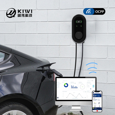 Estación de carga de vehículos eléctricos de tipo 2 de tres fases de 11 kW con aplicación RFID y protección contra fugas de CA