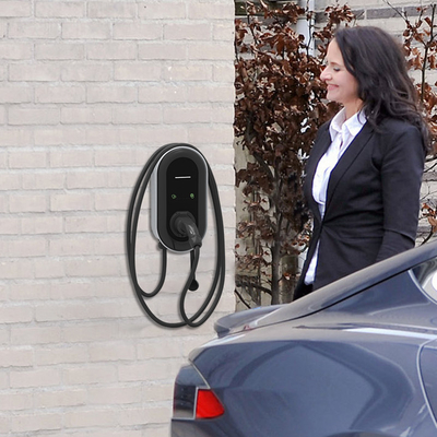 5m longitud del cable de enchufe 11KW AC cargador de vehículo eléctrico para el hogar con capacidad de carga rápida
