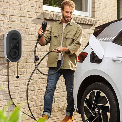 11kw Wifi DC LCD Display CCS2 Car EV Wallbox Charger para una carga rápida y cómoda