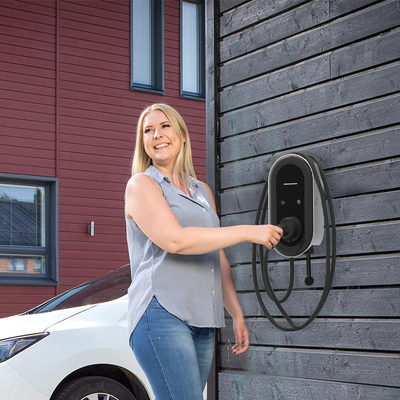 Cargador de vehículos eléctricos de tres fases de 11 kW para el Tesla Model S OCPP 1.6J Tipo 2 32A Conexión 2021