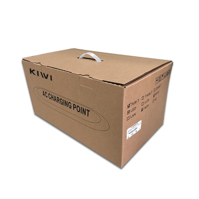 Detección de aislamiento de impedancia de CA y PE 32A cargador de EV KIWI Home Wallbox Station