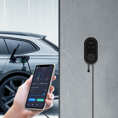 Estilo de diseño moderno VW Tiguan SUV 22kw Estación de carga Enchufe Detección de temperatura
