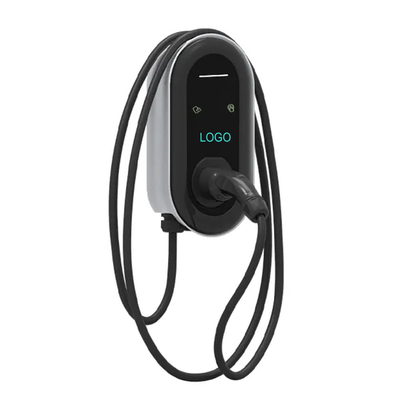 Cargador de nivel 2 para vehículos eléctricos de 7 kW con enchufe Ev tipo 2 e instalación en pared