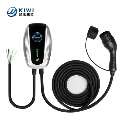 Estación de carga de vehículos eléctricos de tipo 2 de frecuencia de red de 50Hz±10Hz con Kiwi Mini Ocpp 7kw Wall Box