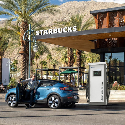 Comerciante OCPP CCS 120KW cargador de EV de corriente continua estación de carga de vehículos eléctricos 2 armas RCD