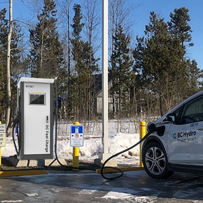 Detección de temperatura de conexión RS485 Cargador de vehículos eléctricos de corriente continua de 60 kW para BMW iX3 Tipo 2