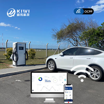 Cargador de vehículos eléctricos de 120 kW CCS de tipo 2 para aparcamiento de supermercados