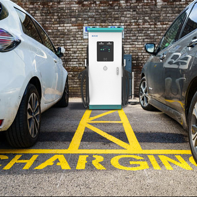 240KW corriente de salida de corriente continua 60kw CCS Chademo cargador de EV Ocpp16.j cargador rápido de doble arma