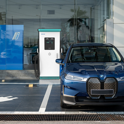 240KW corriente de salida de corriente continua 60kw CCS Chademo cargador de EV Ocpp16.j cargador rápido de doble arma