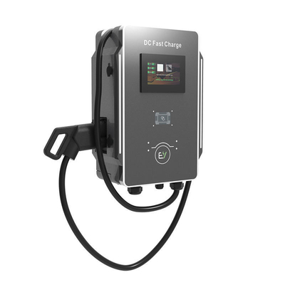 Cargador de vehículos eléctricos SmartDC rápido de 30 kW con interruptor de protección contra fugas y frecuencia de red de 50 Hz ± 10 Hz