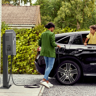 Estacionamiento de supermercado Cargador de energía para vehículos CCS 40kW Hyundai Ioniq 5
