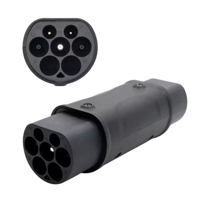 16A/32A Tipo de entrada de CA2 a GBT Adaptador de carga para vehículos eléctricos para uso de Tesla