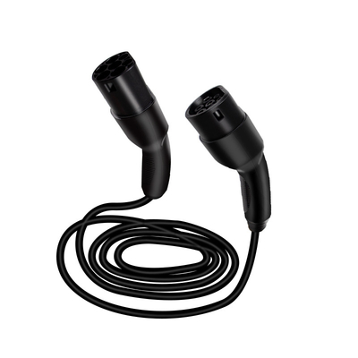 Cables de carga de vehículos eléctricos universales de 5 m 16A-32A de tipo 1 a tipo 2