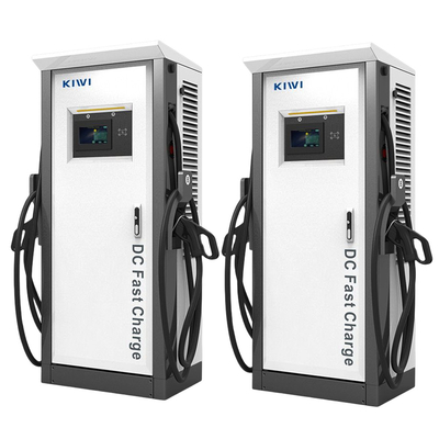 Estación de carga de 60kw 120kw CCS Chademo Tipo2 EV DC para BMW Carros de pie en el suelo